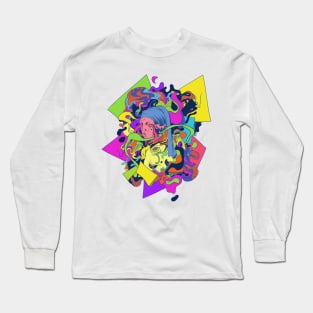 Girl with a Mushroom earring Long Sleeve T-Shirt